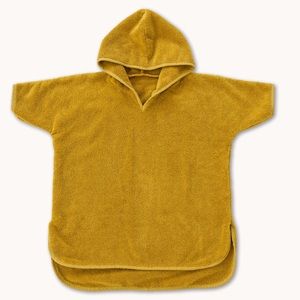 New natemia hooded poncho towel kids cover-up size 6-8 Harvest Gold